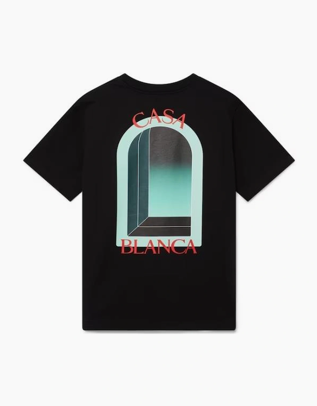 Casablanca Men's Casablanca L'Arche Mirror T Shirt Black