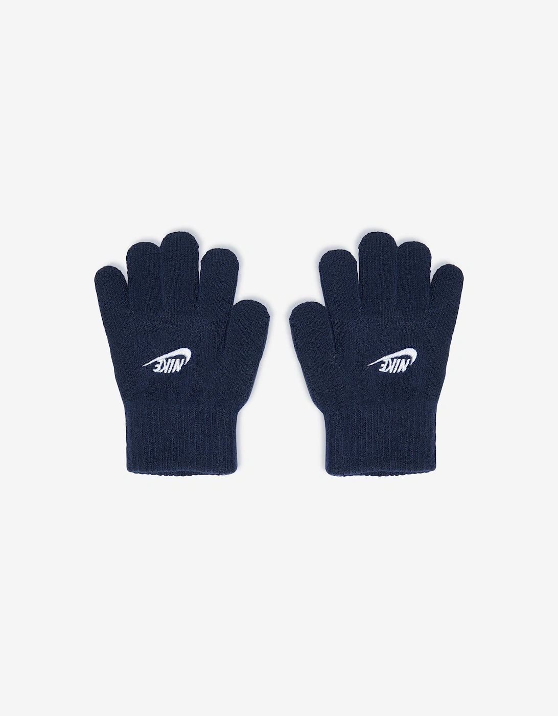 Boys Futura Beanie Hat And Gloves Set in Navy