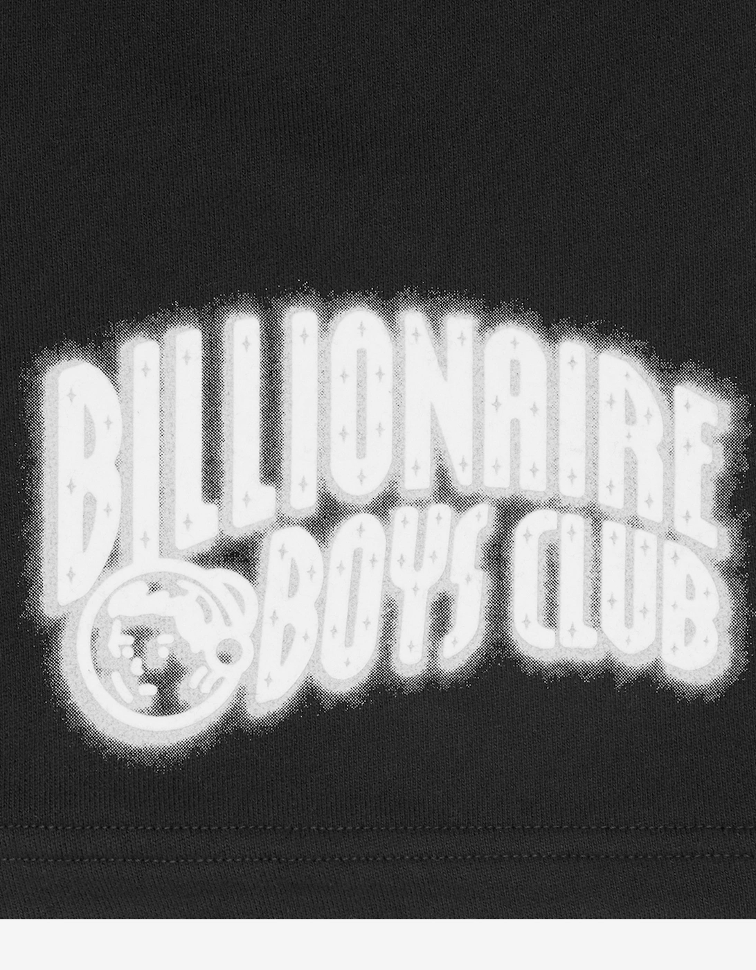 Boys Distorted Arch Logo Shorts in Black