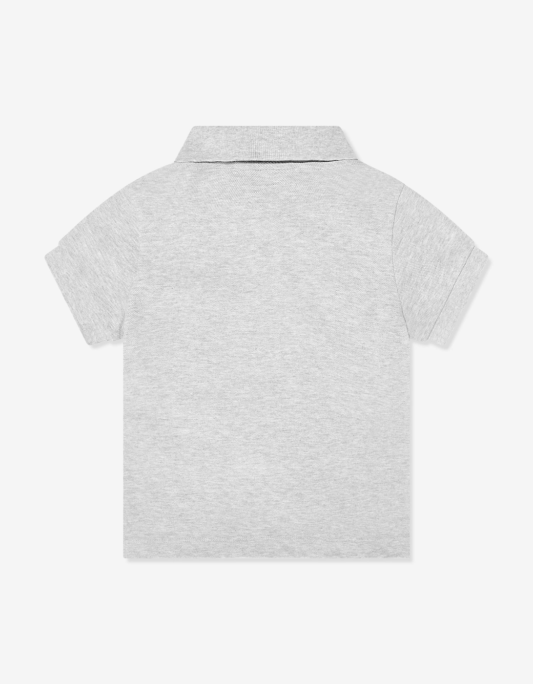 Boys Logo Pocket Polo Shirt in Grey