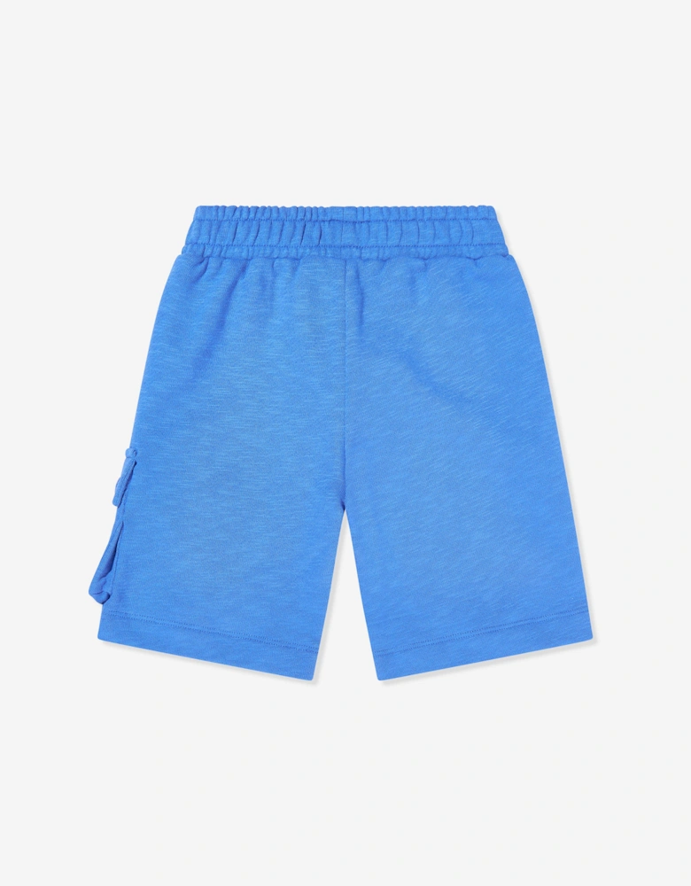 Boys Logo Pocket Shorts in Blue