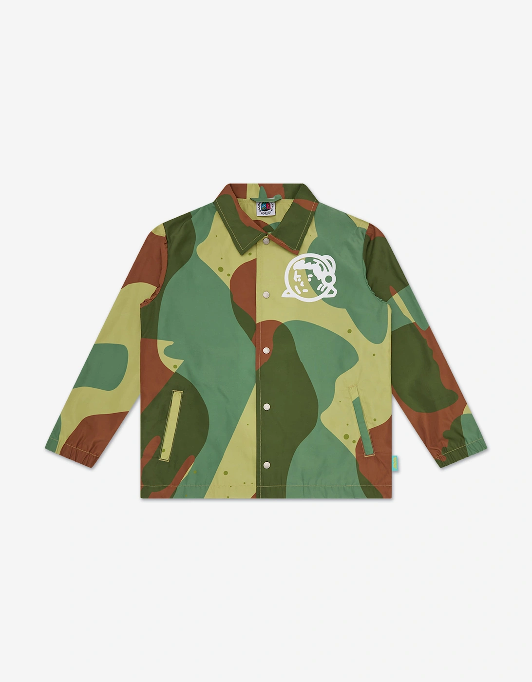 Boys Space Camo Coach Jacket in Green, 6 of 5