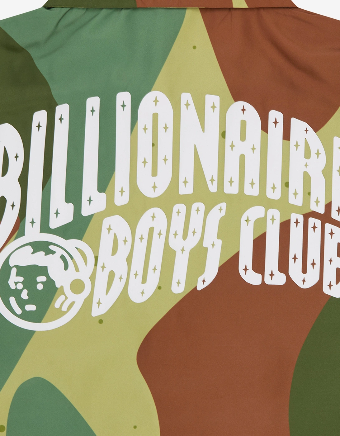 Boys Space Camo Coach Jacket in Green