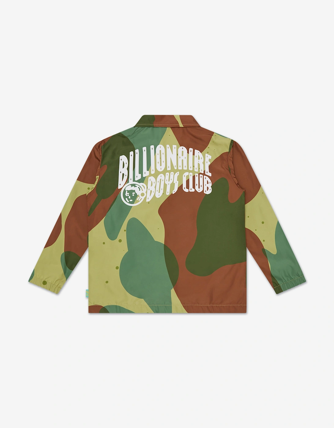 Boys Space Camo Coach Jacket in Green