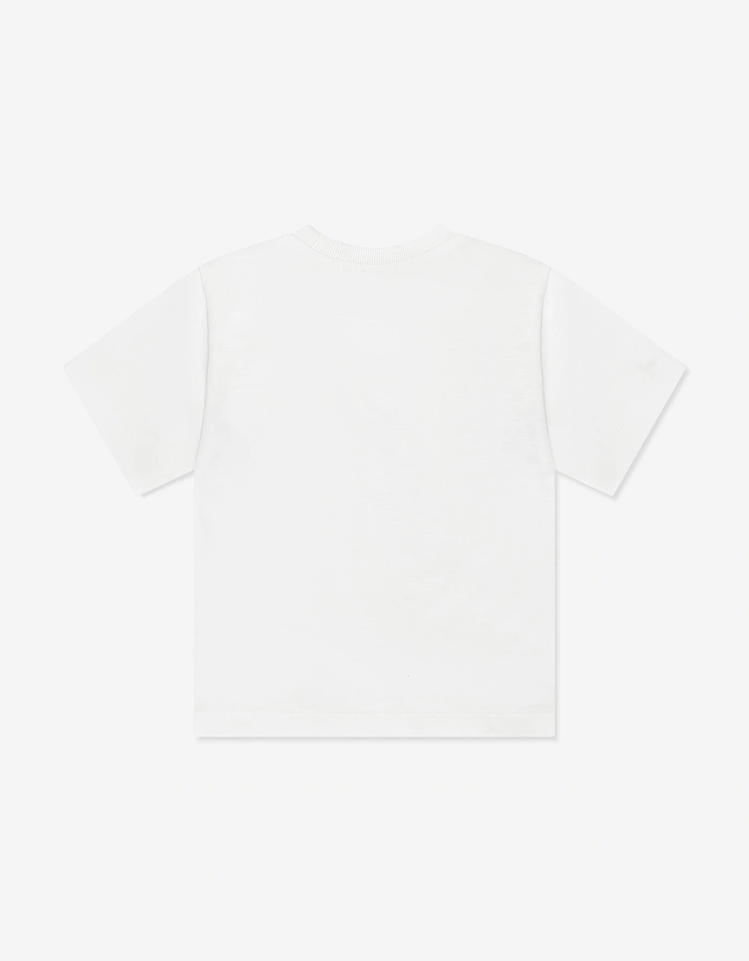 Kids Logo Stripe T-Shirt in Ivory