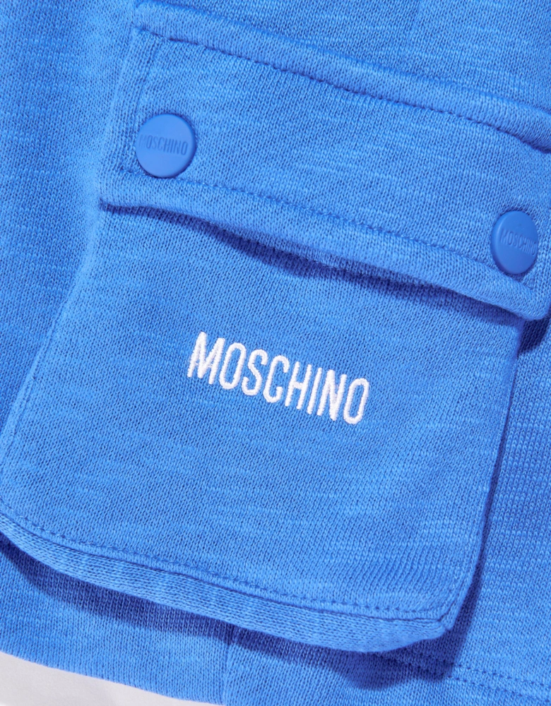 Boys Logo Pocket Shorts in Blue