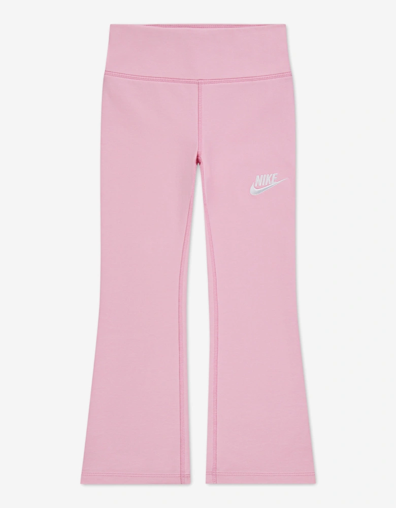 Girls LBR Flare Leggings in Pink