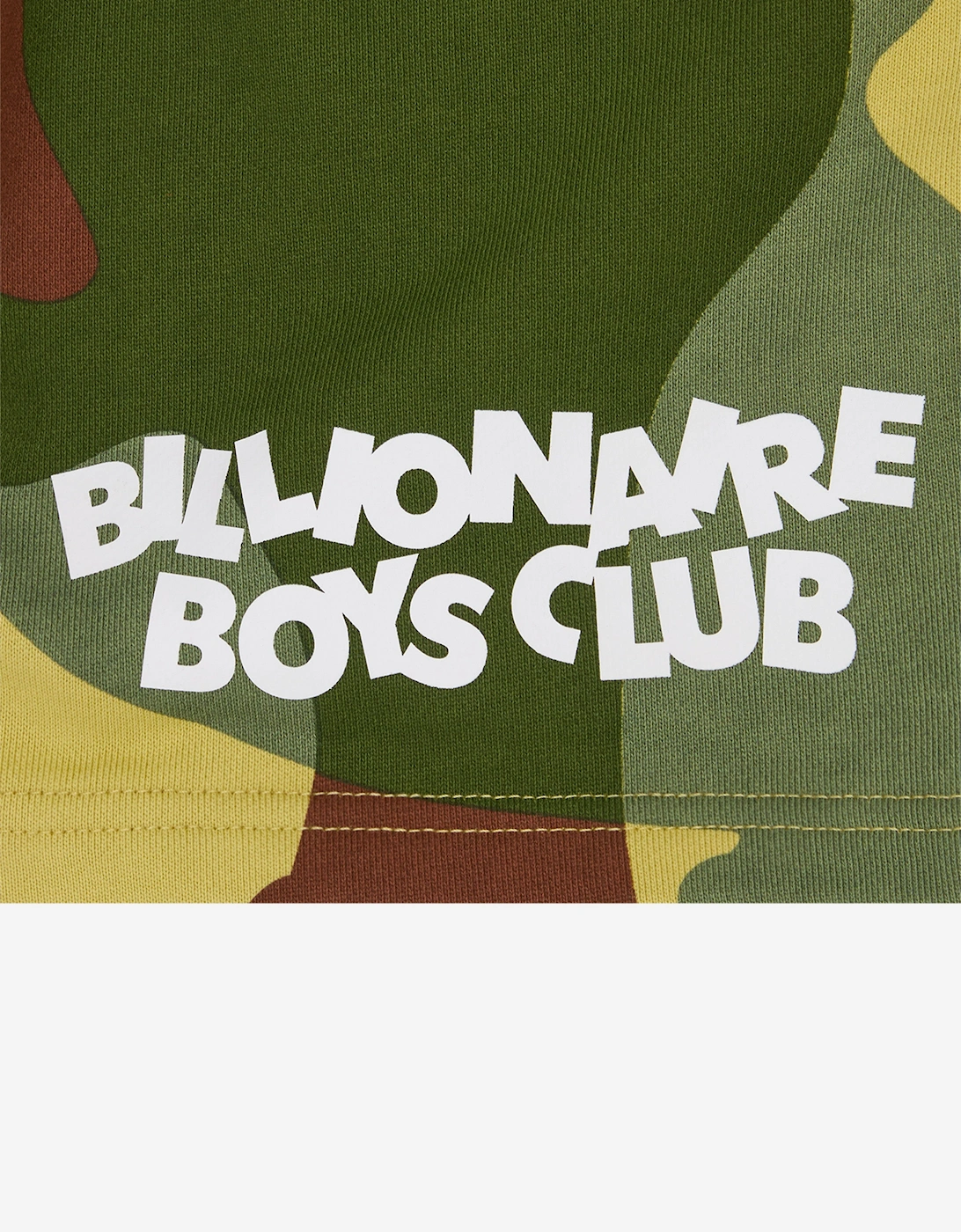 Boys All Over Space Camo Sweat Shorts in Green