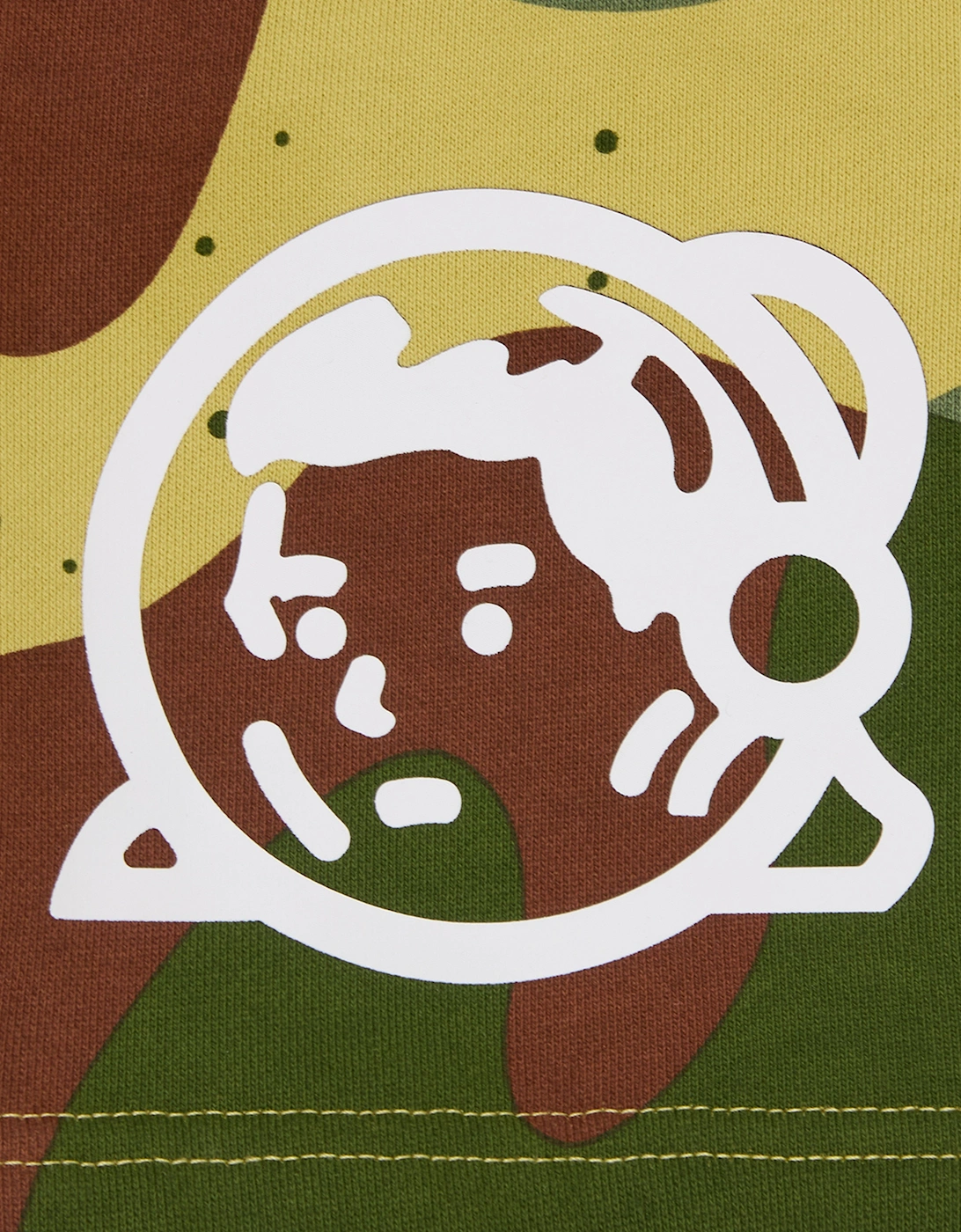 Boys All Over Space Camo Sweat Shorts in Green