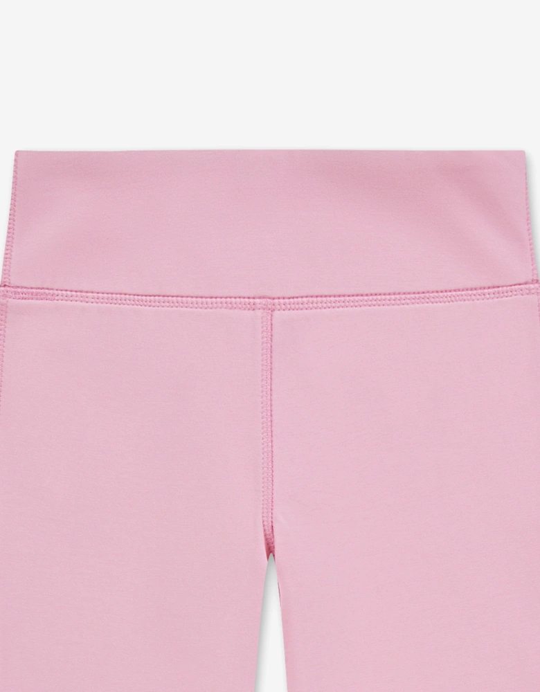 Girls LBR Flare Leggings in Pink