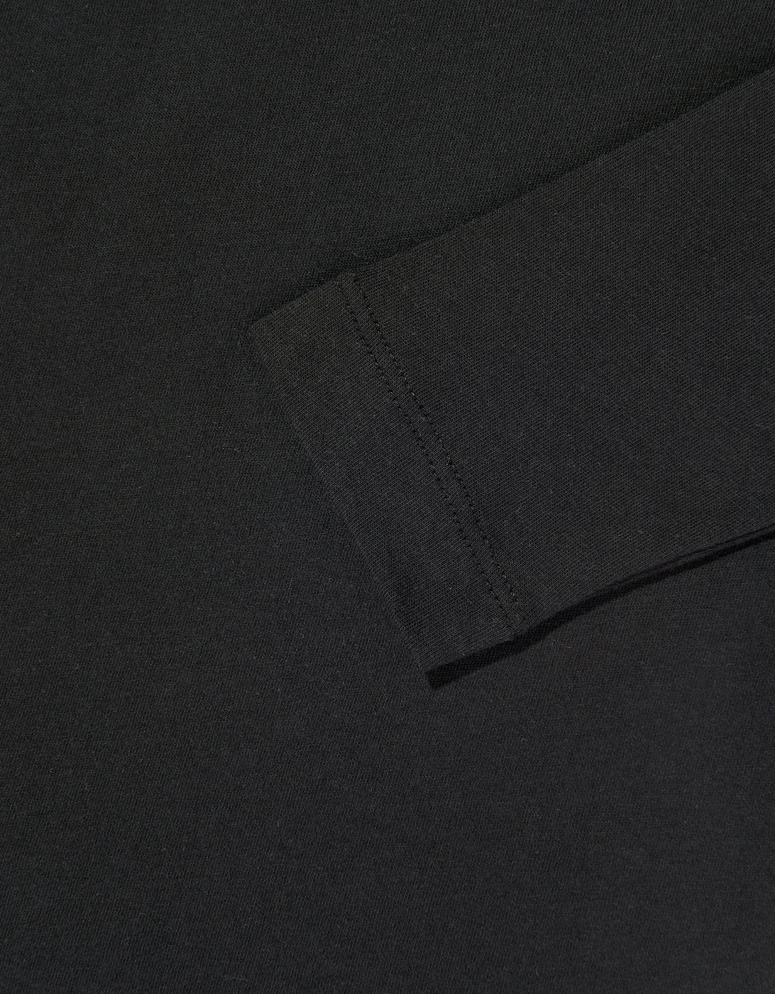 Kids Teddy Logo Long Sleeve T-Shirt in Black