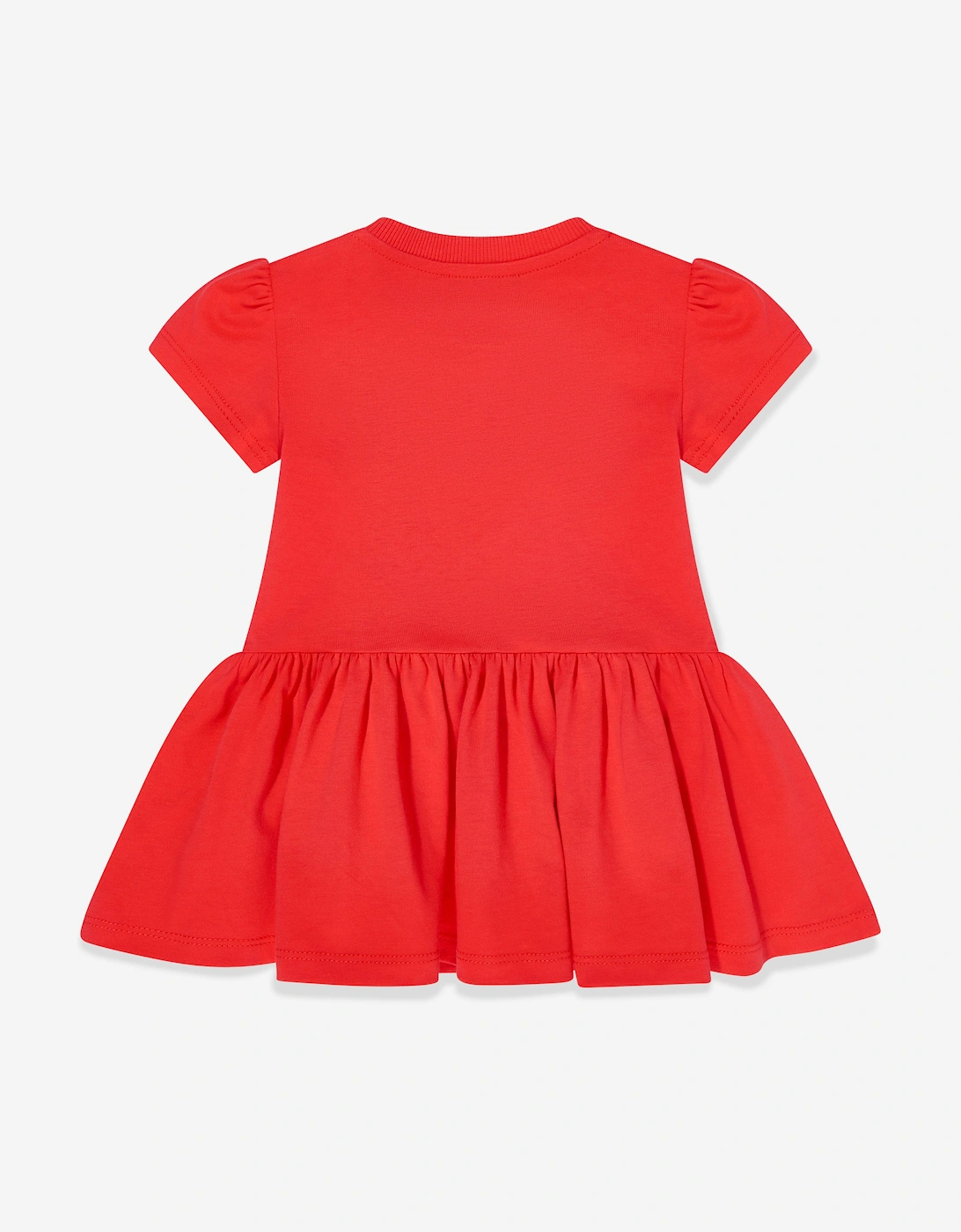 Baby Girls Logo Dress in Red