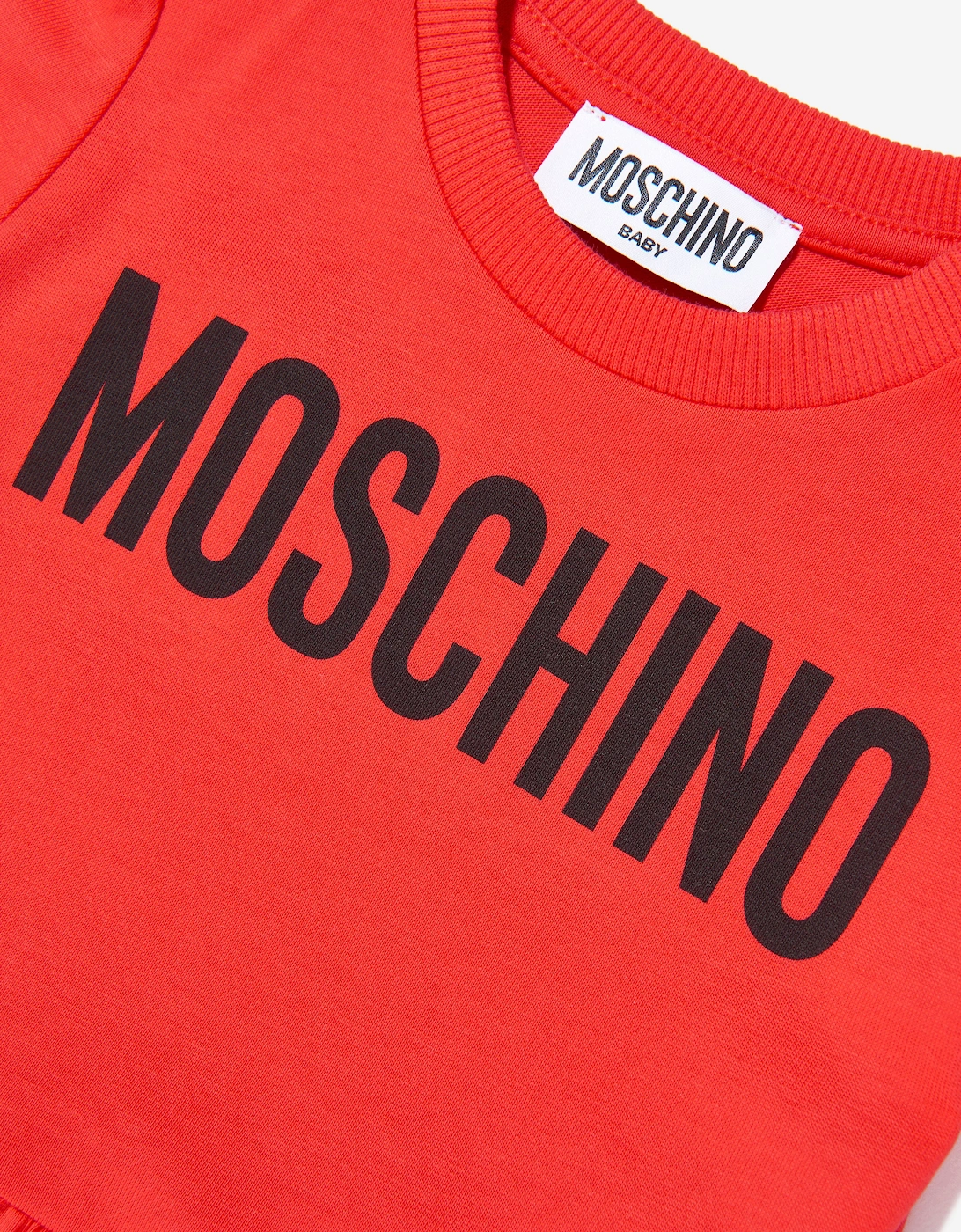 Baby Girls Logo Dress in Red