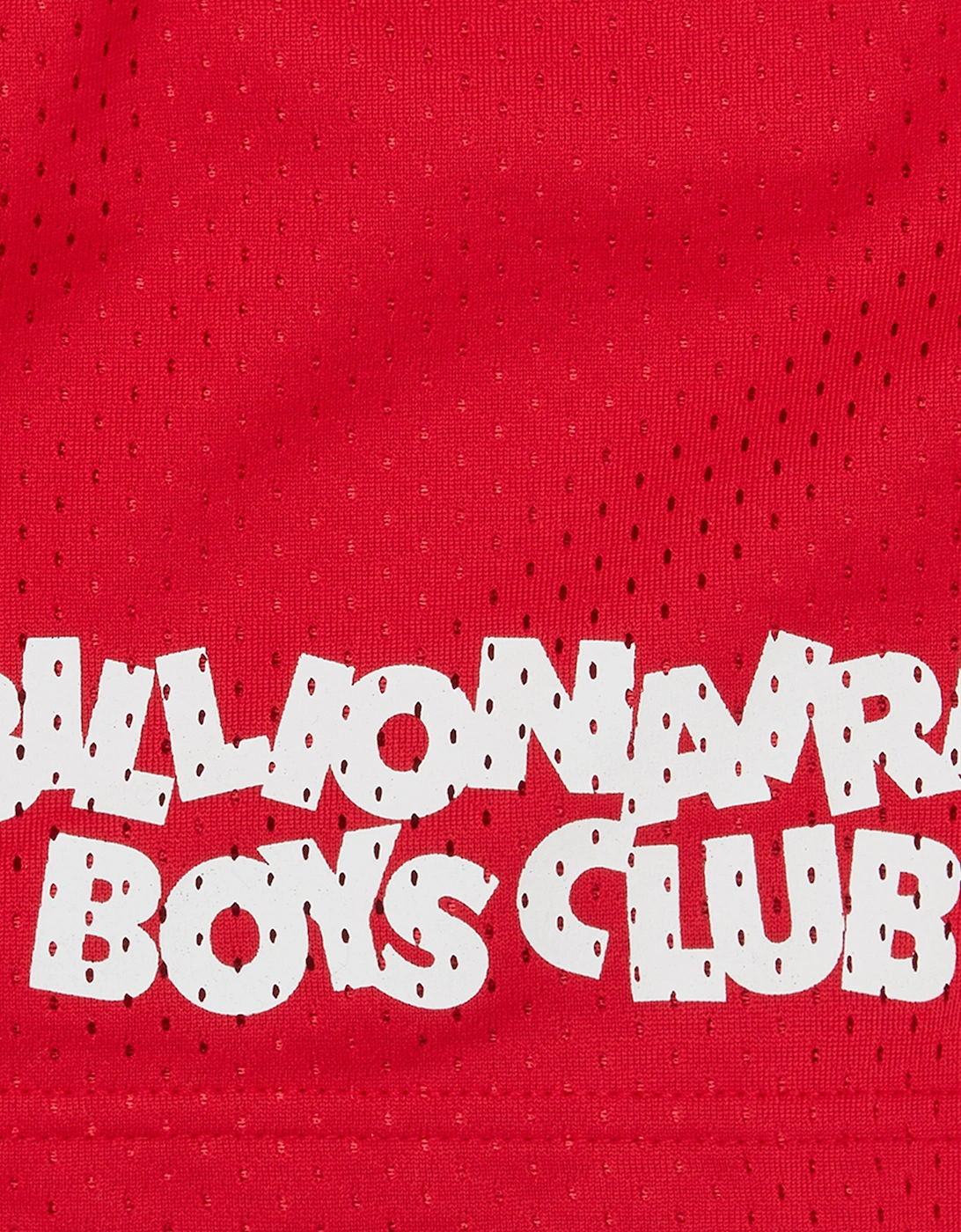 Boys Astro Mesh Football Shorts in Red
