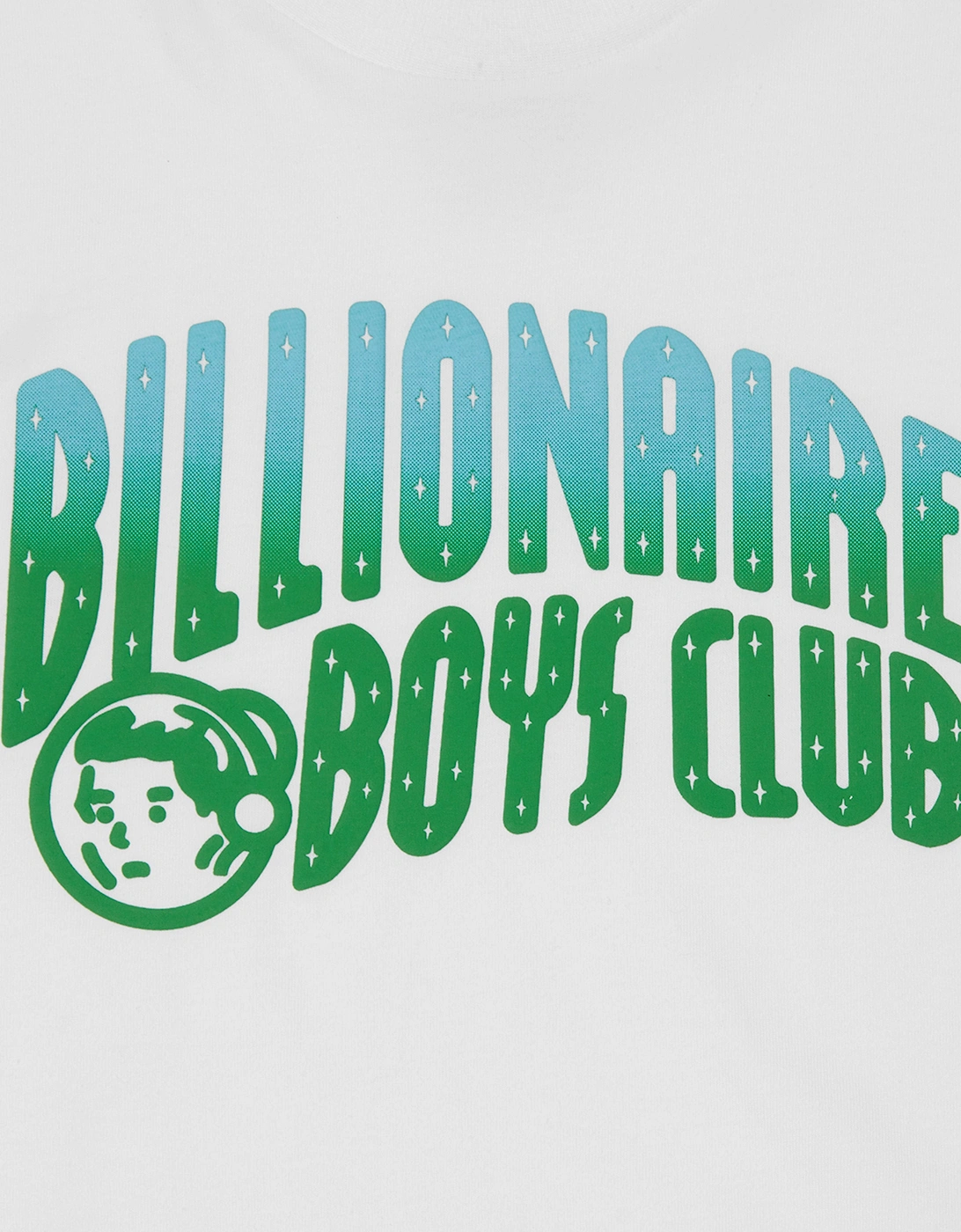 Boys Gradient Puff Print Arch Logo T-Shirt in White