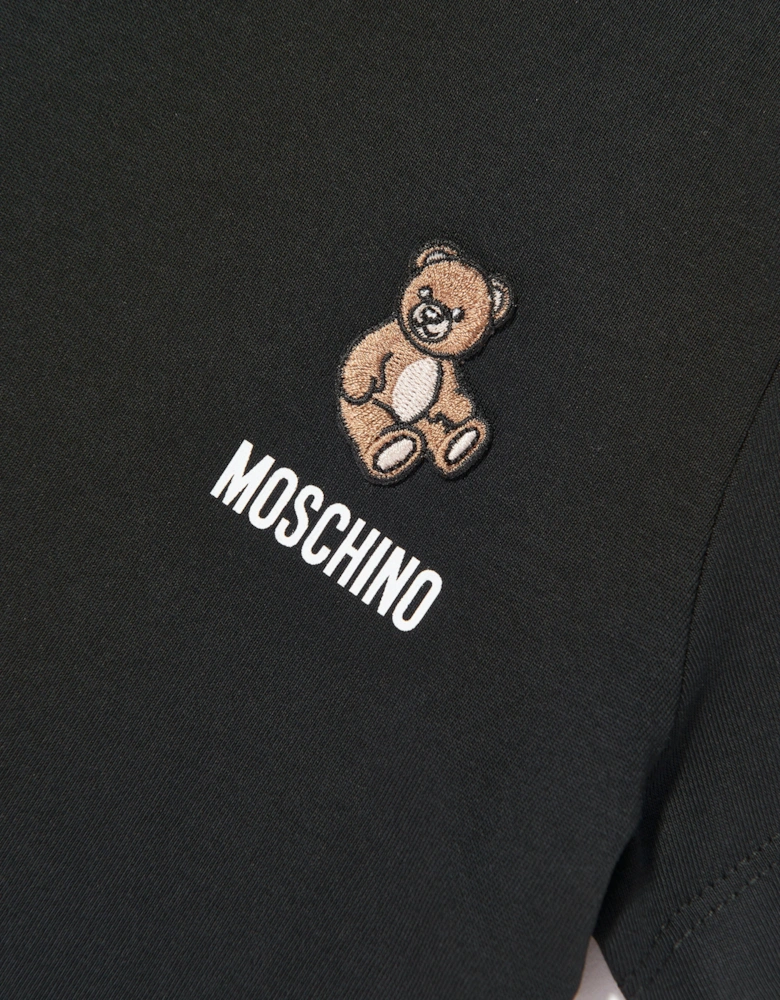 Kids Teddy Bear Logo T-Shirt in Black
