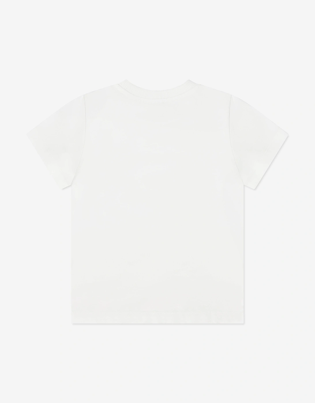 Kids Teddy Bear Logo T-Shirt in Ivory