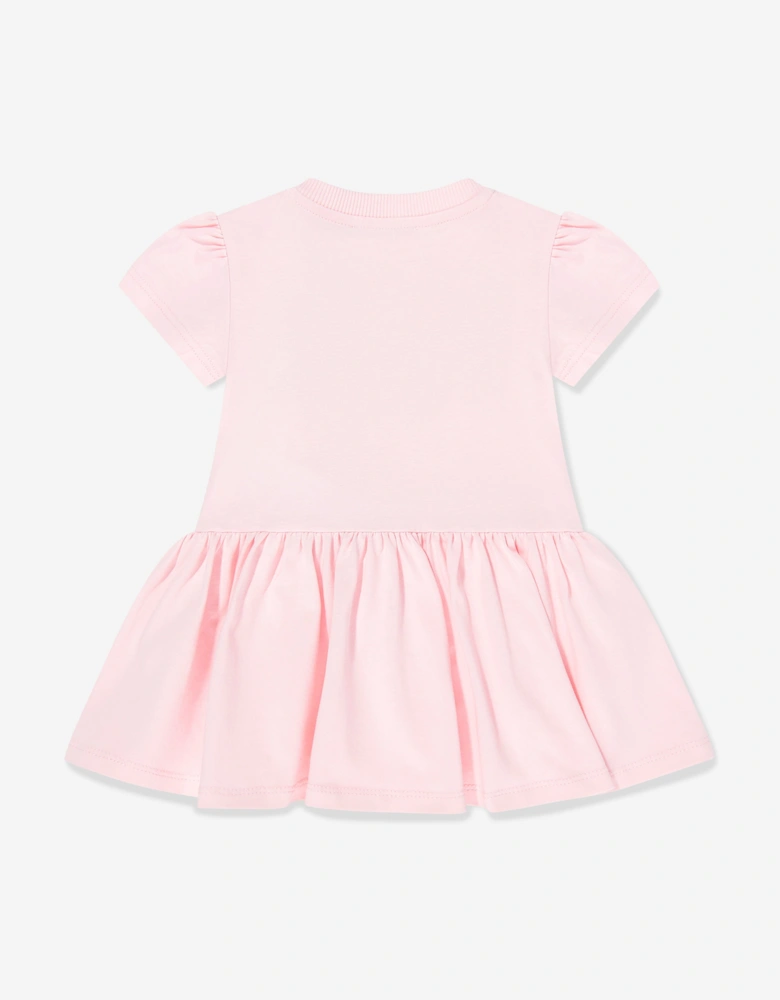 Baby Girls Logo Dress in Pink