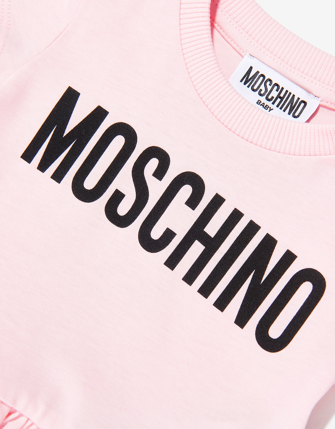 Baby Girls Logo Dress in Pink