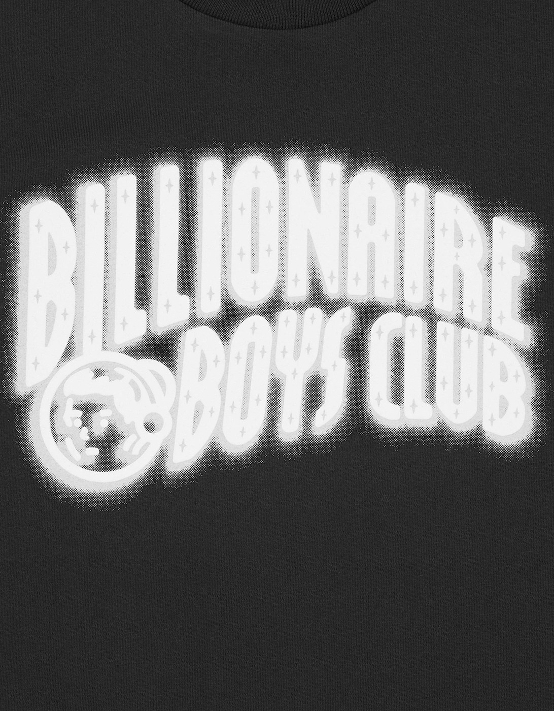 Boys Distorted Arch Logo T-Shirt in Black