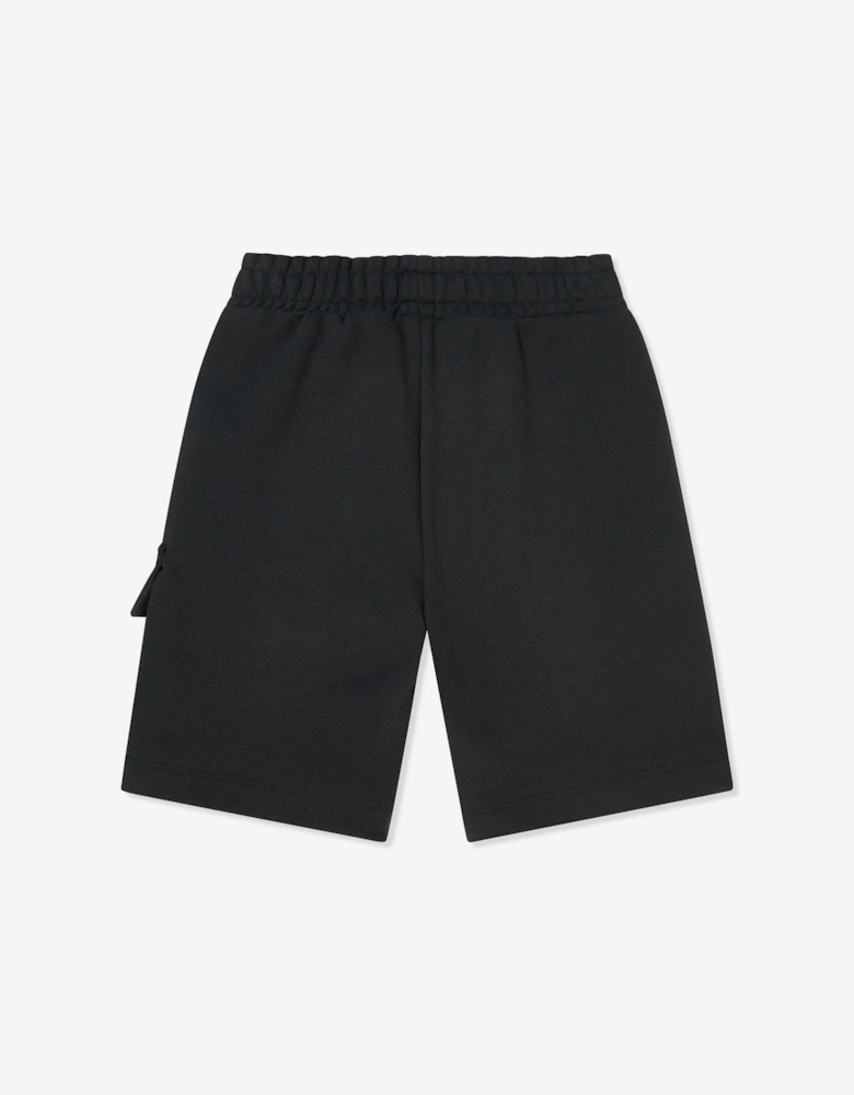 Boys Logo Pocket Shorts in Black