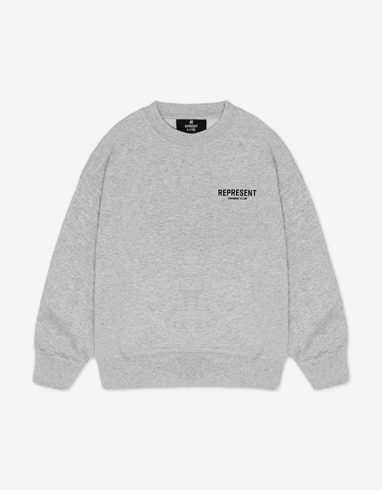 Kids Mini Owners Club Sweatshirt in Grey
