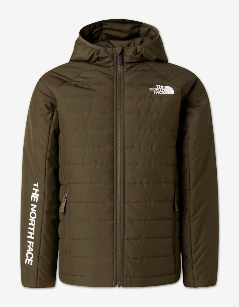 Boys Never Stop Synthetic Jacket in Green