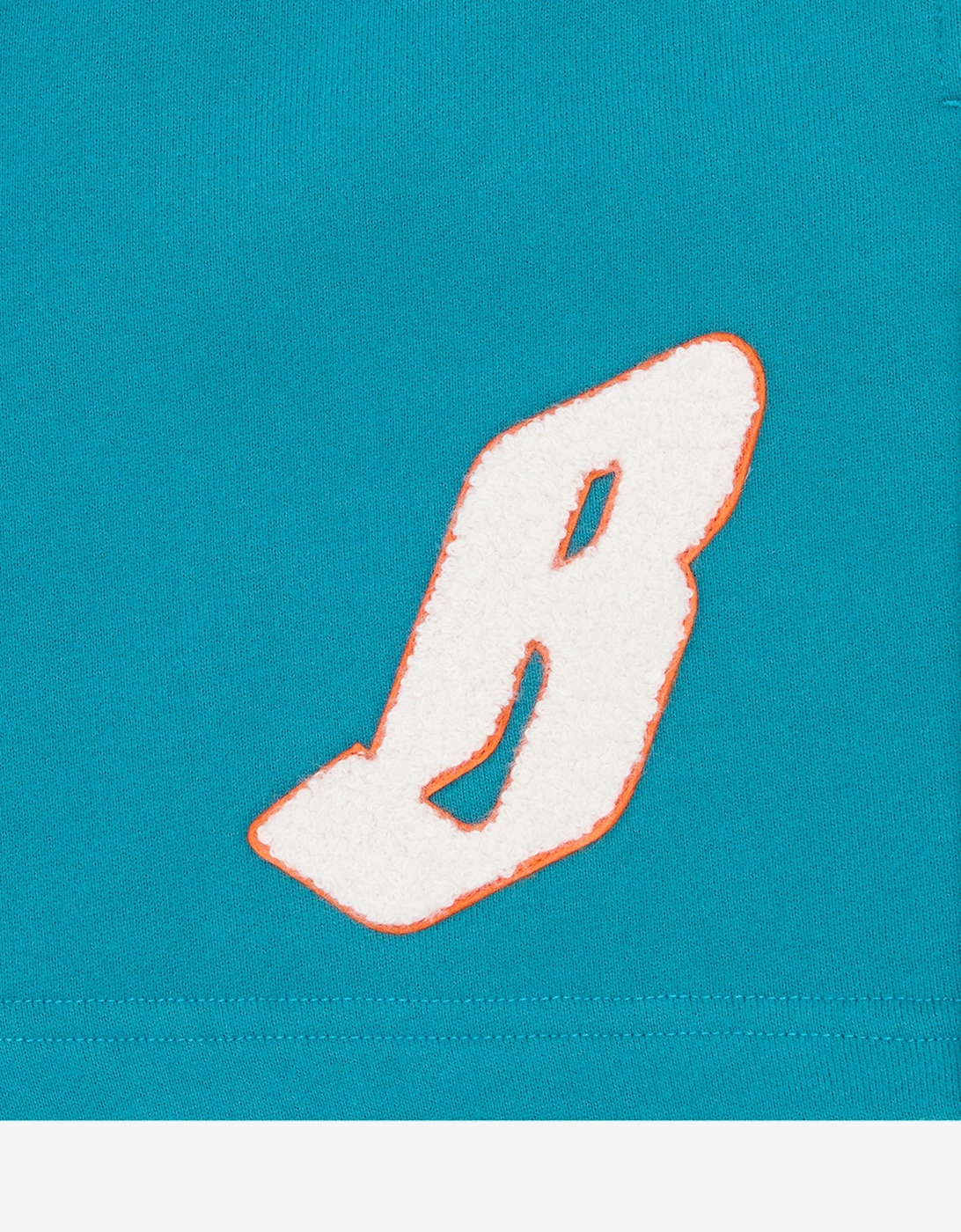 Boys Flying B Chenille Sweat Shorts in Blue