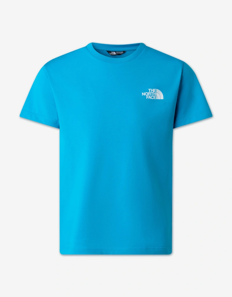 Kids Simple Dome Regular T-Shirt in Blue