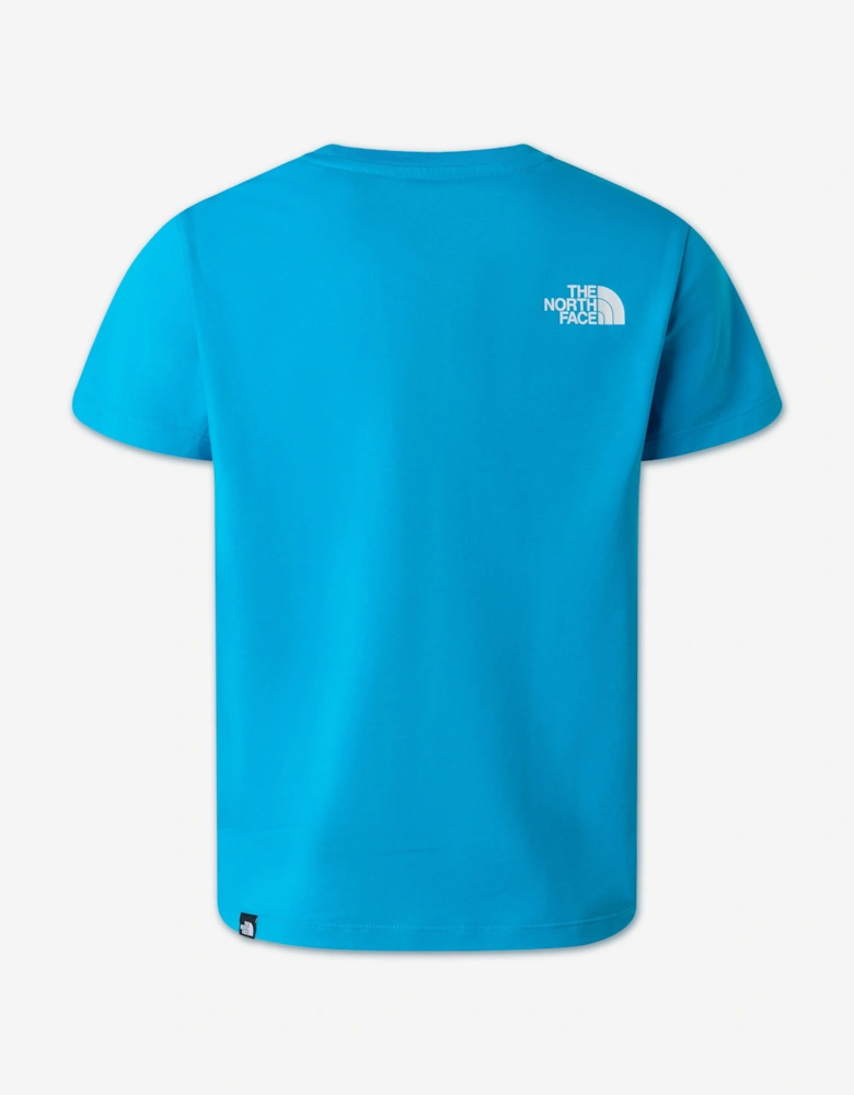 Kids Simple Dome Regular T-Shirt in Blue