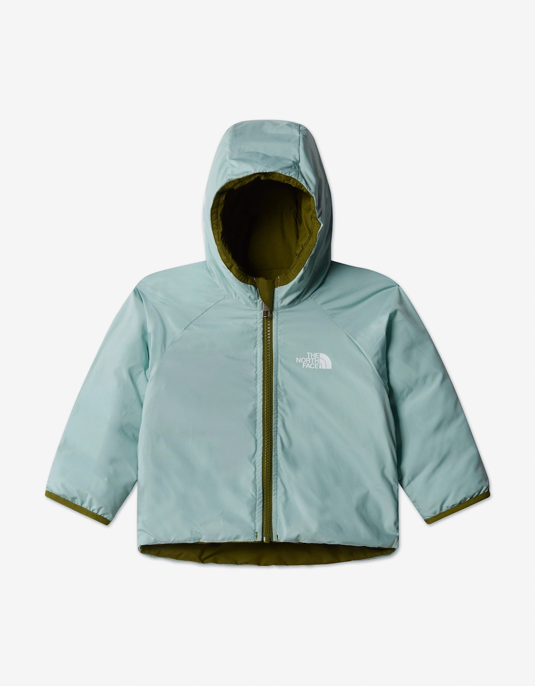 Baby Boys Reversible Perrito Hooded Jacket in Green