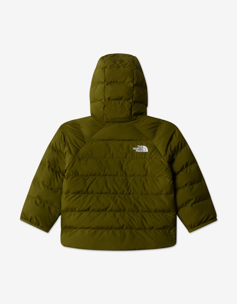 Baby Boys Reversible Perrito Hooded Jacket in Green