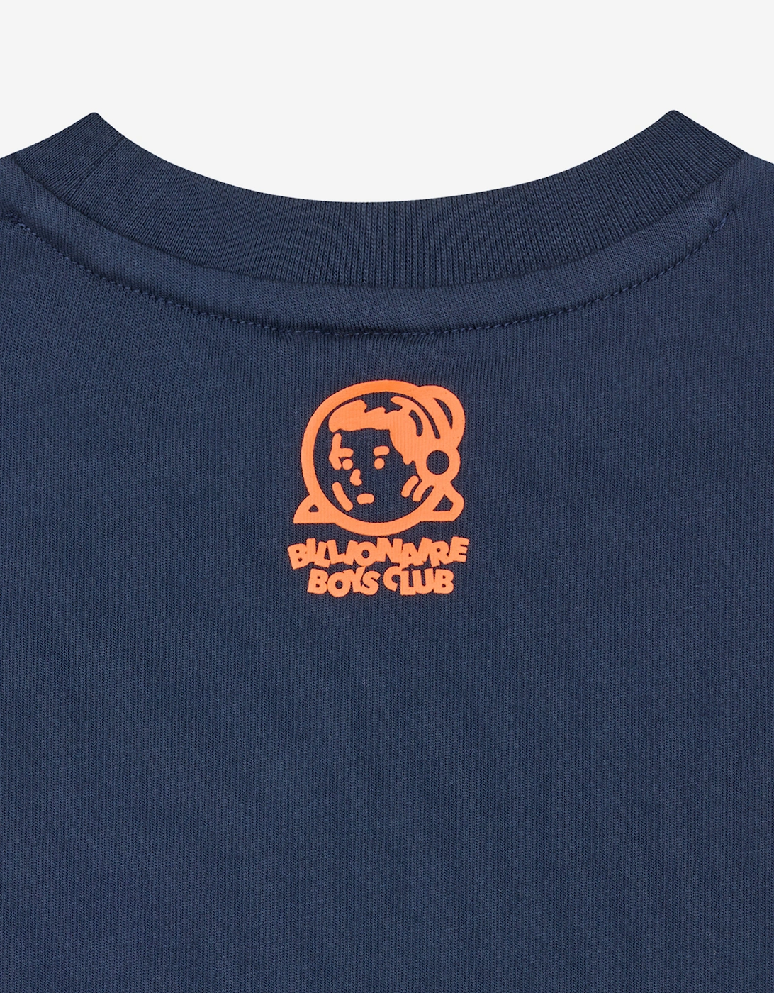 Boys Overlay Camo Fill Arch Logo T-Shirt in Navy