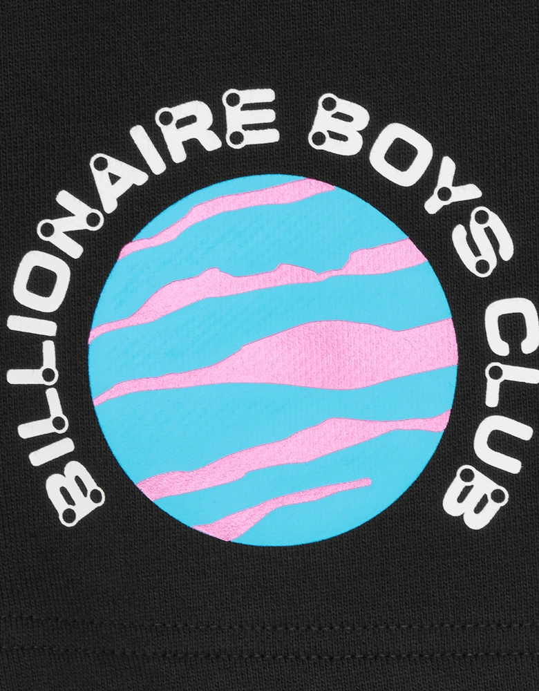 Boys Planet Sweat Shorts in Black