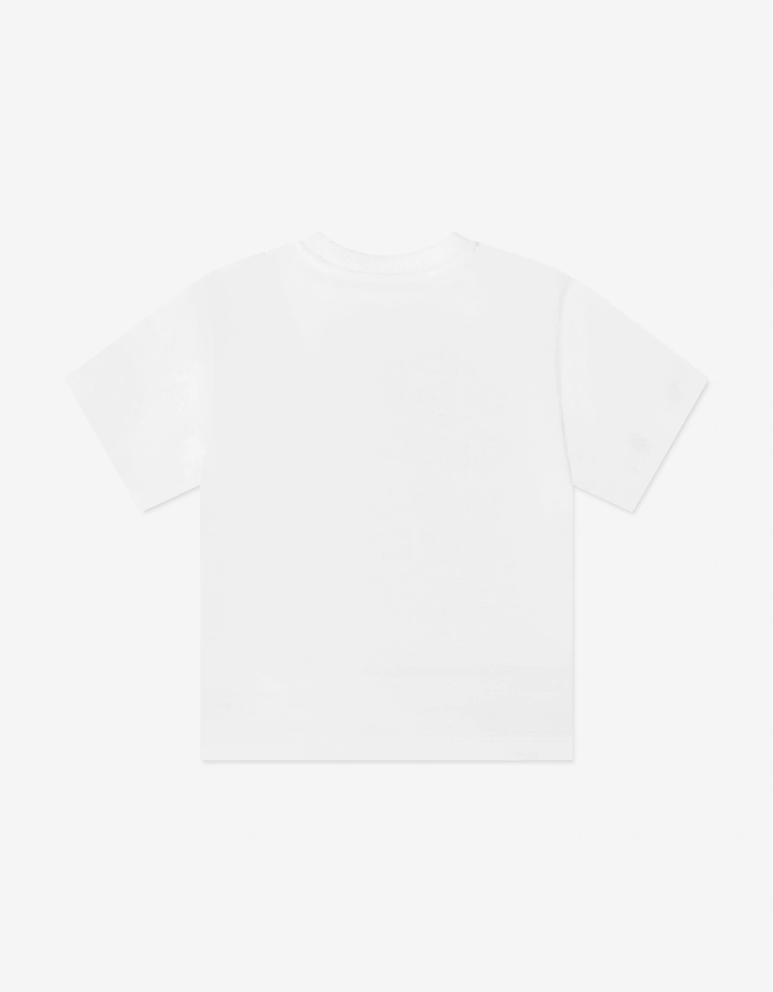 Kids Teddy Bear Logo T-Shirt in White