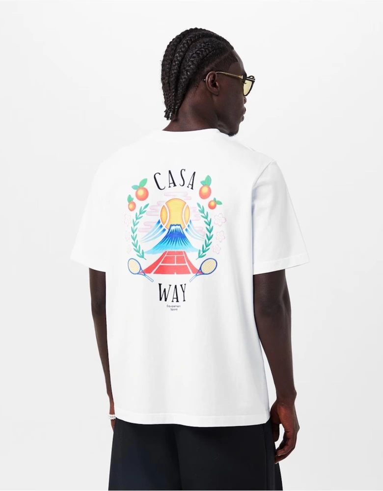 Casa Way Mountain T-Shirt White