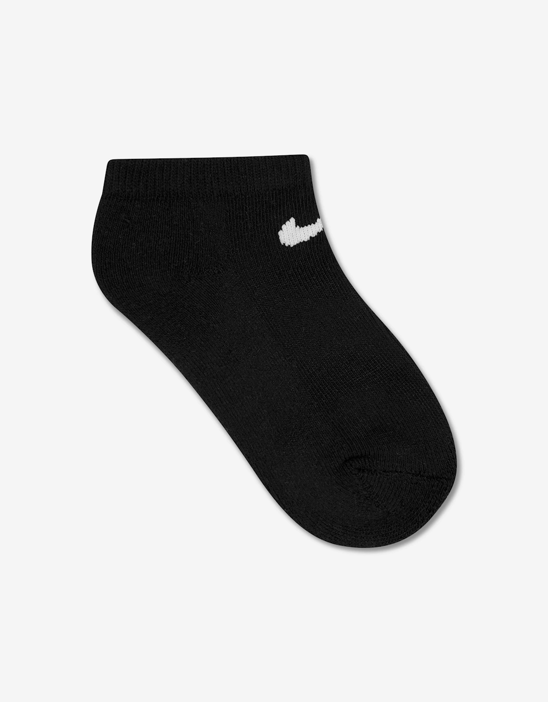 Kids 3 Pack Basic No Show Socks Set in Multicolour