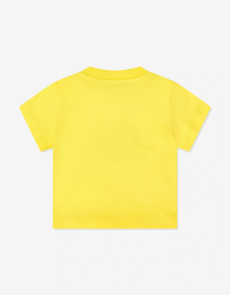 Baby Teddy Bear Logo T-Shirt in Yellow