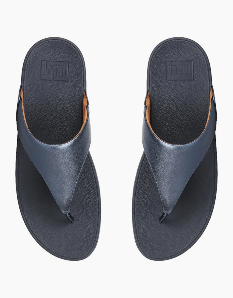 Lulu Leather Womens Toe Post Sandals