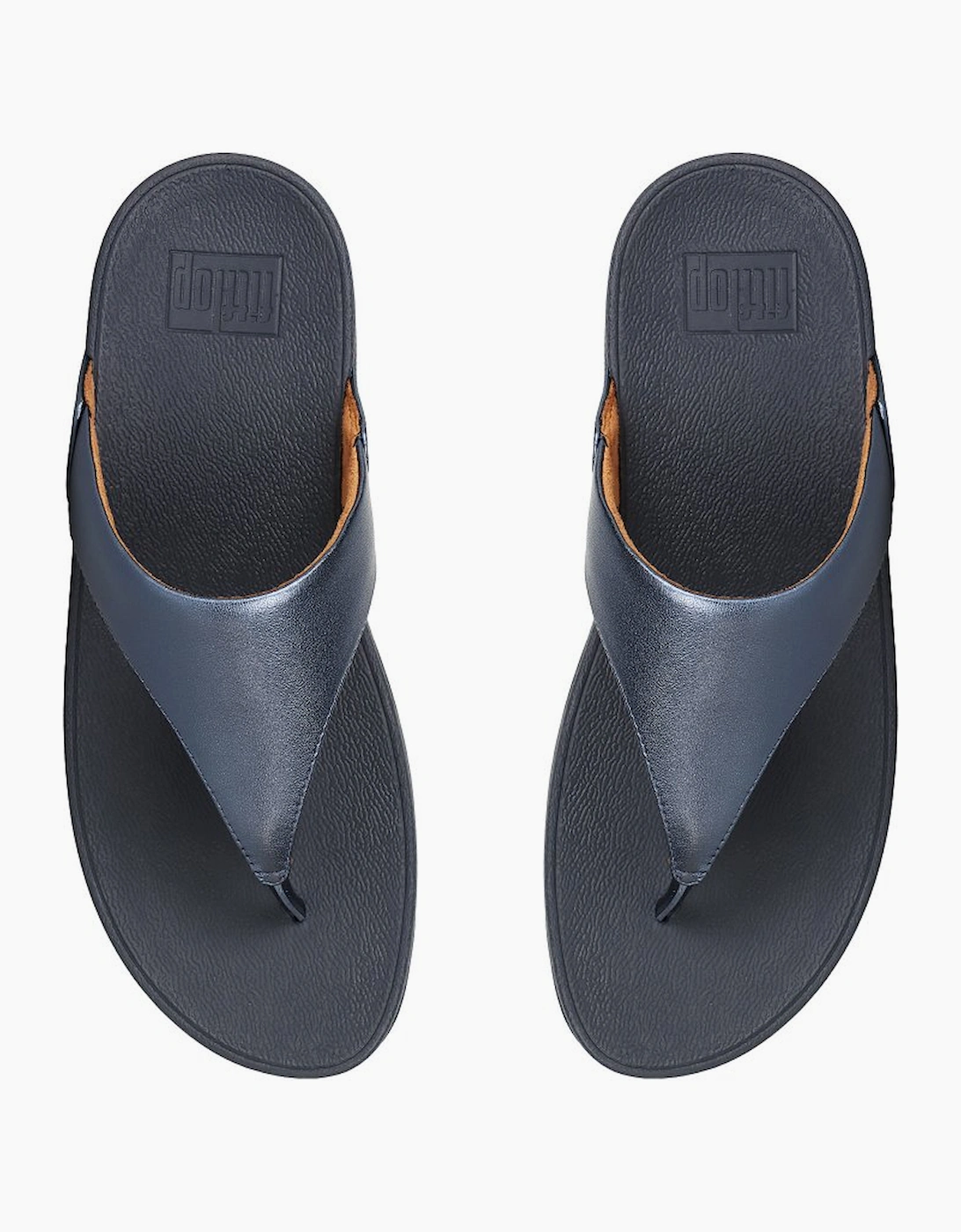 Lulu Leather Womens Toe Post Sandals