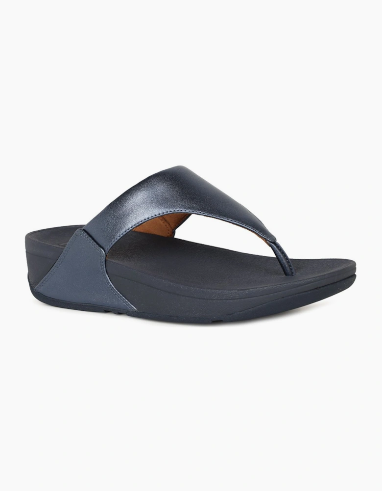Lulu Leather Womens Toe Post Sandals