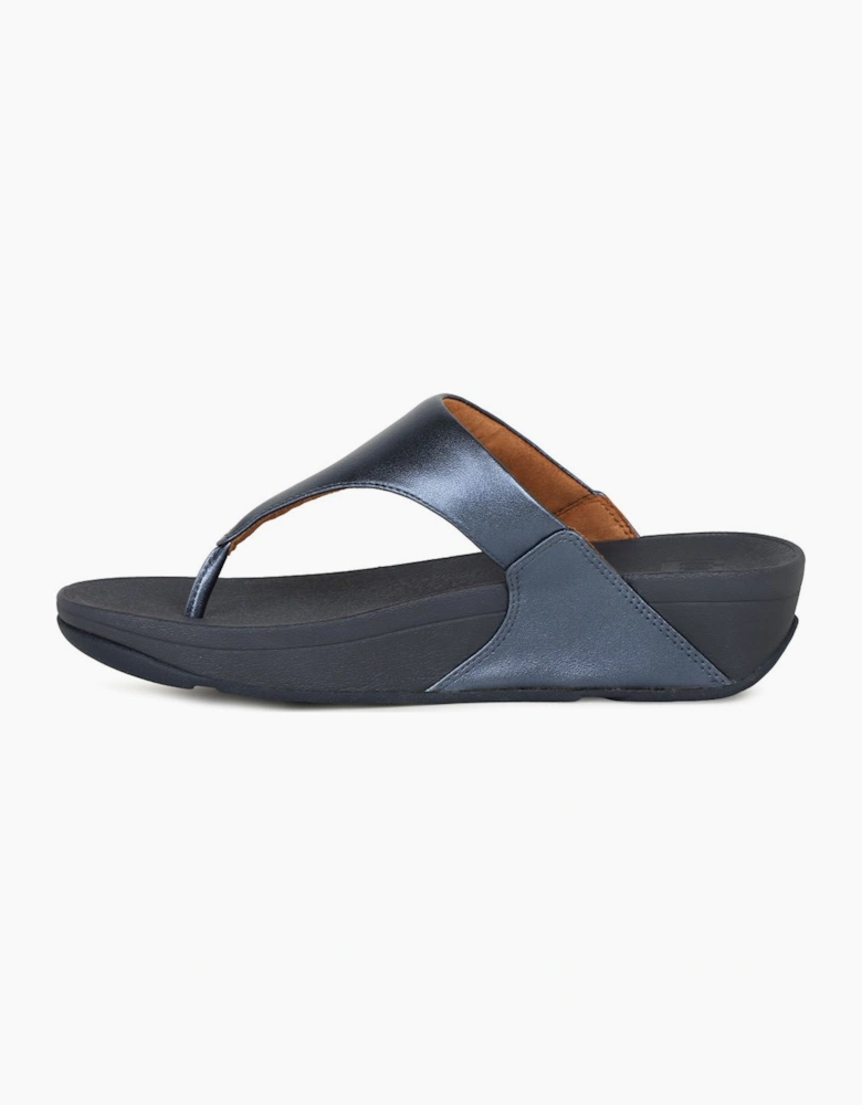 Lulu Leather Womens Toe Post Sandals