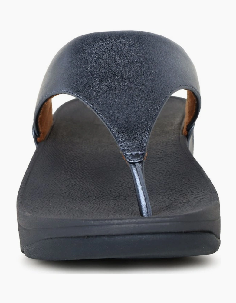 Lulu Leather Womens Toe Post Sandals