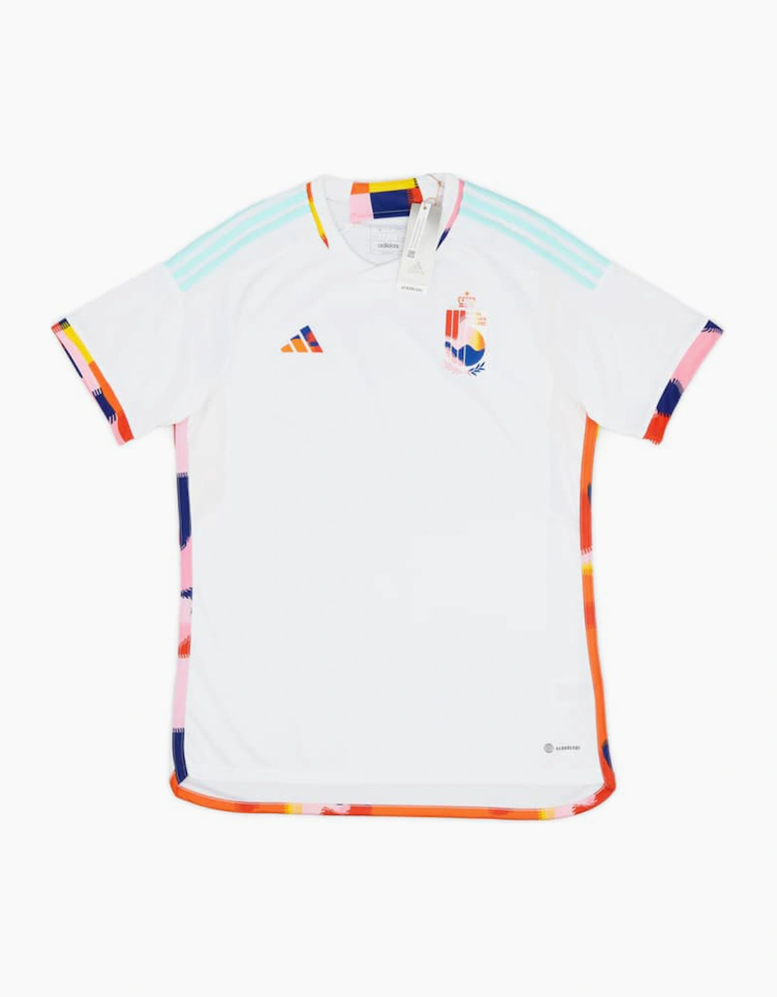 Adidas Men's White Belgium 2022/23 Away Shirt  34 Xs