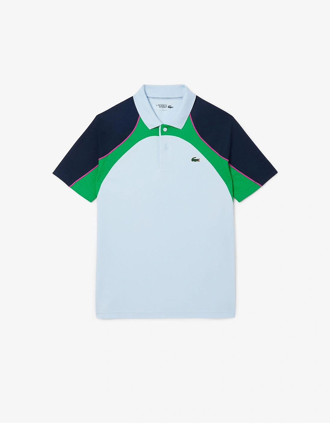 Ultra Dry Colour Block Tennis Polo Shirt