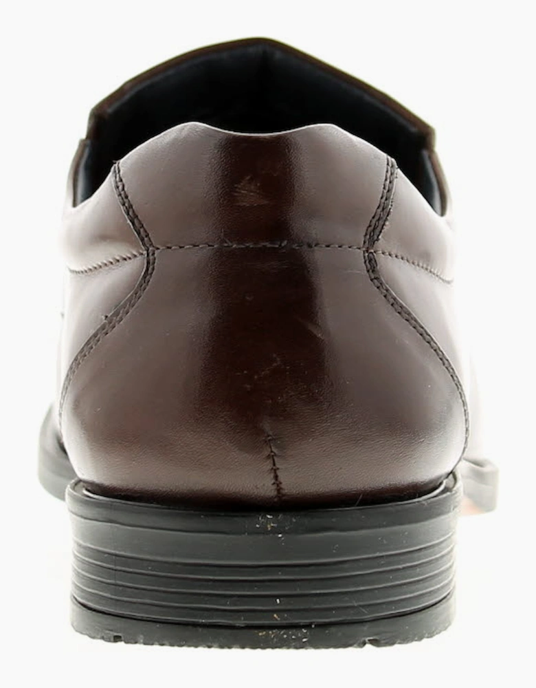 Mens Shoes Smart Brody Slip on Leather Slip On tan UK Size