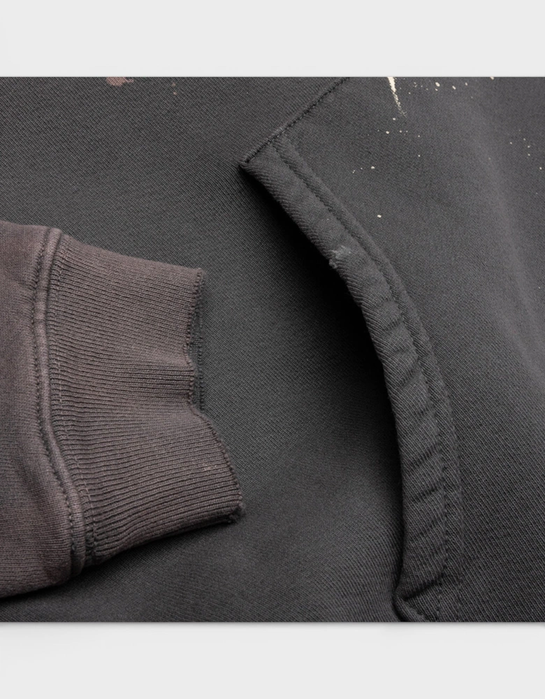 90's Recycle Hoodie Washed Black