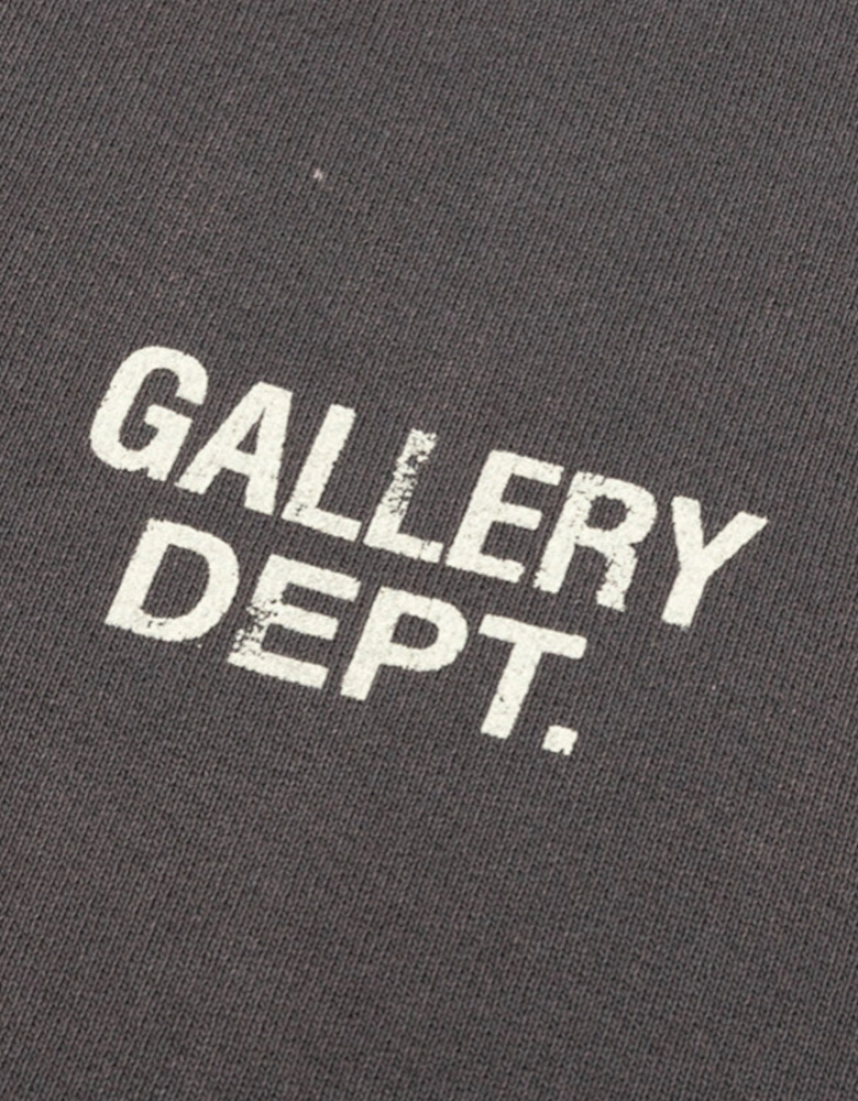 90's Recycle Hoodie Washed Black