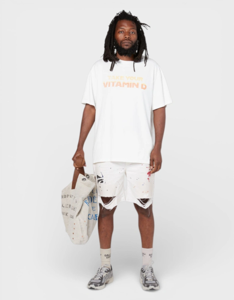 Vitamin D Tee White