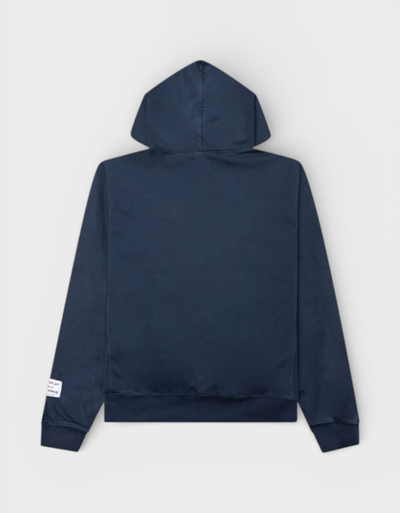 ATK Stacked Logo Hoodie Navy